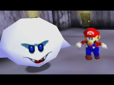 Super Mario 64 100% Walkthrough Part 5 - Big Boo's Haunt