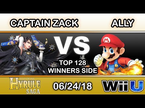 Hyrule Saga - Captain Zack (Bayonetta) Vs. Ally (Mario) Top 128 Winners - Smash 4