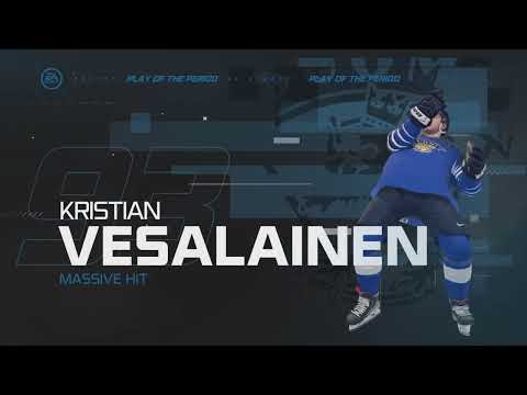NHL 22 HUT Play of the Period - Kristian Vesalainen (PS5) Massive Hit