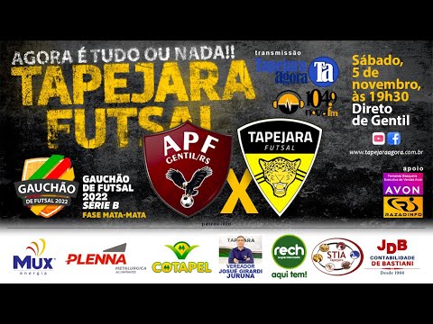 ⚽GAUCHÃO 2022 - SÉRIE B - APF  X TAPEJARA FUTSAL