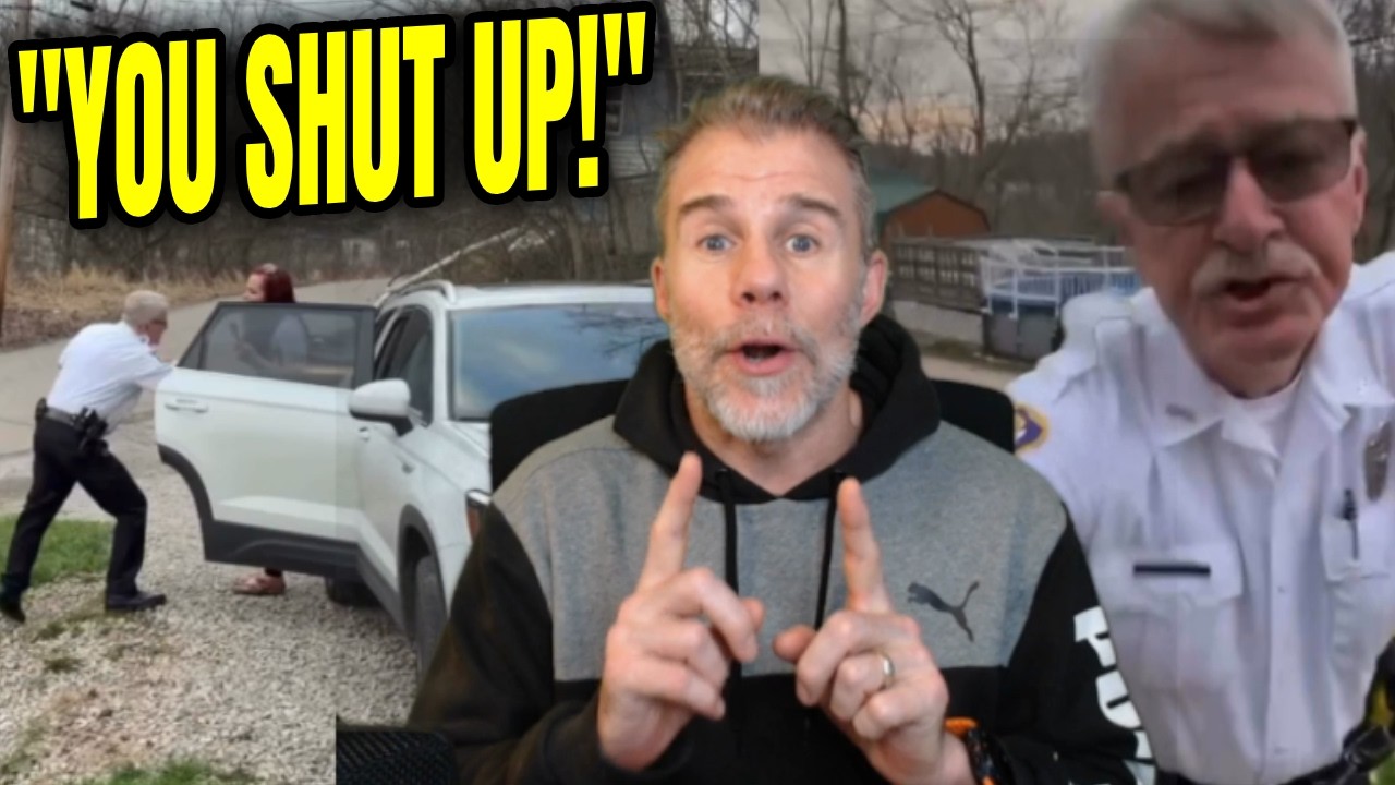 ABUSIVE Old Cop Didn't KNOW He Was Being LIVESTREAMED on FACEBOOK! (Video)