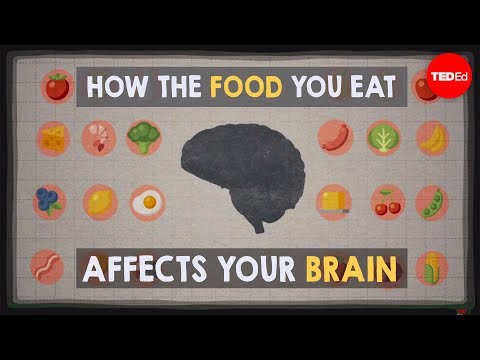 , title : 'How the food you eat affects your brain - Mia Nacamulli'