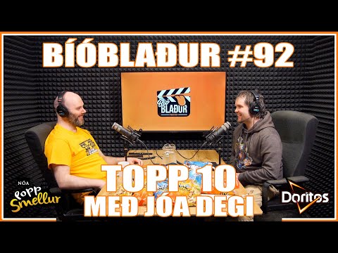 Bíóblaður #92 - Topp 10 með Jóa Degi