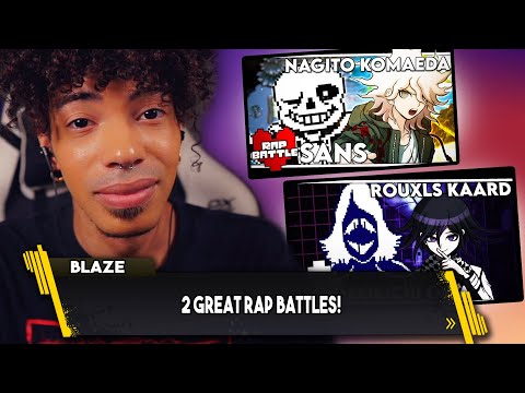 REACTING TO DANGANRONPA VS. UNDERTALE RAP BATTLES [KOKICHI OMA + NAGITO KOMAEDA]  @GamingPlush64