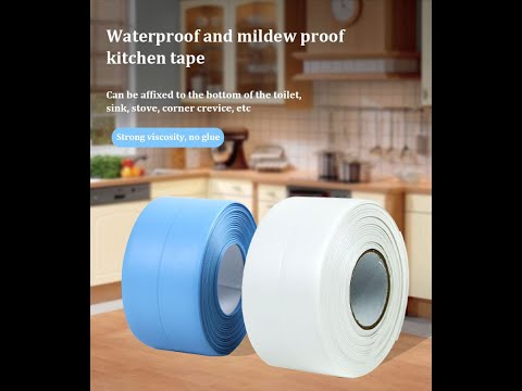 Bath & Kitchen Caulk Tape Sealant Strip,PVC Self Adhesive Tub and Wall Sealing Tape