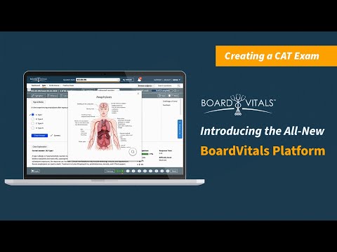 NEW! BoardVitals Platform - Creating a CAT Exam