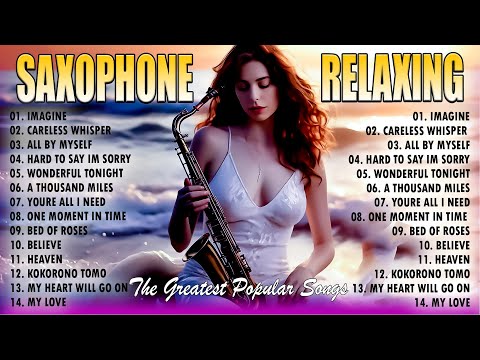 SAXOPHONE RELAXING MUSIC - GREATEST POPULAR SONGS 2024 [ Yamaha PSR-910 ]