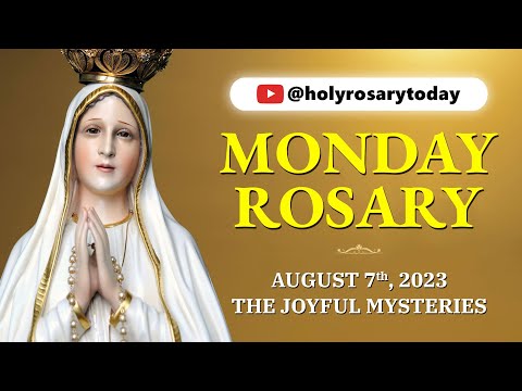 MONDAY HOLY ROSARY 💛 AUGUST 7, 2023 💛 THE JOYFUL MYSTERIES OF THE ROSARY [VIRTUAL] #holyrosarytoday