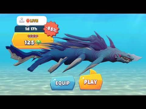 GOT NEW LUMINITE 85% OFF UNLOCKED AND GAMEPLAY  - Hungry Shark Evolution