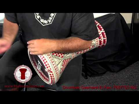 Shiny Red Mother of Pearl Gawharet El Fan NG Doumbek (7657703  NG) - darbukaplanet.com