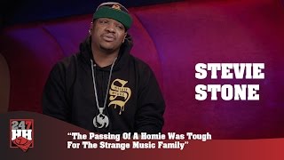 Stevie Stone - Passing Of A Homie Was Tough For The Strange Music Family (247HH Wild Tour Stories)