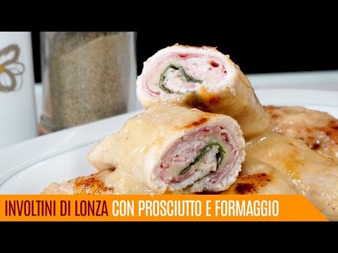 Pork Loin Rolls with Ham and Cheese: A Super Easy Recipe - Lara's Video Recipes