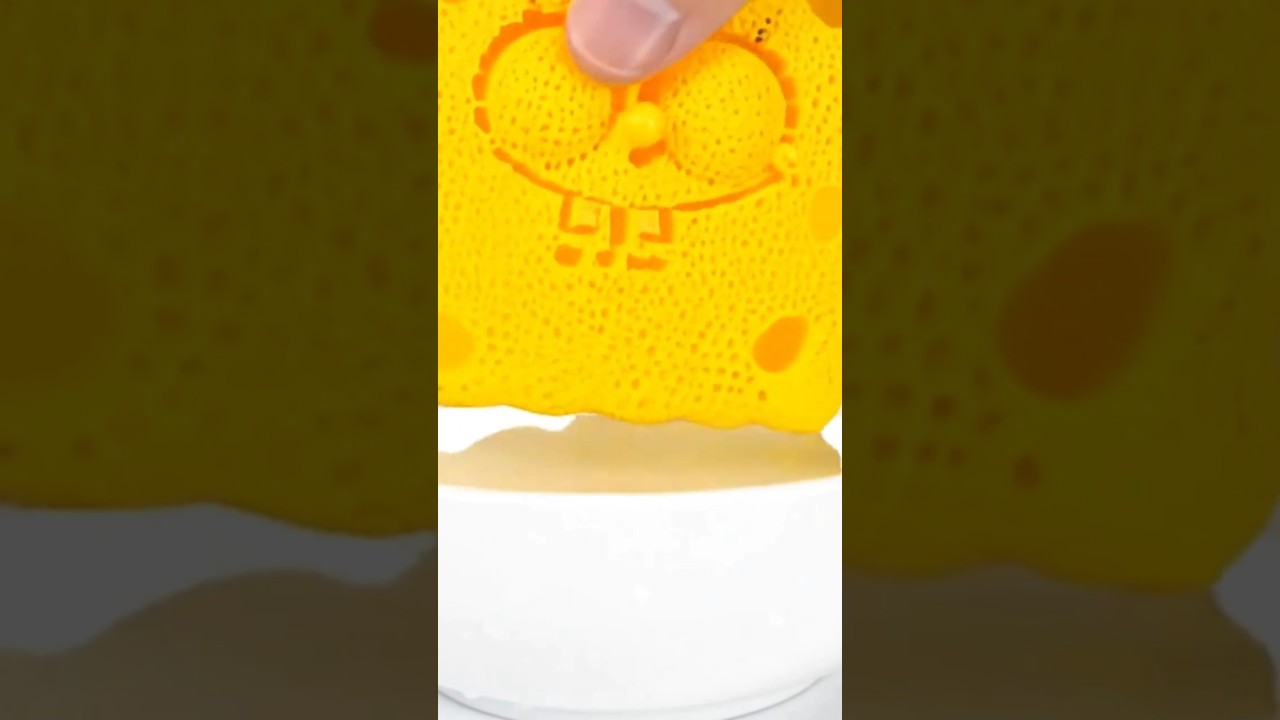 Water Dip & Squeeze with SpongeBob Squishy ASMR!