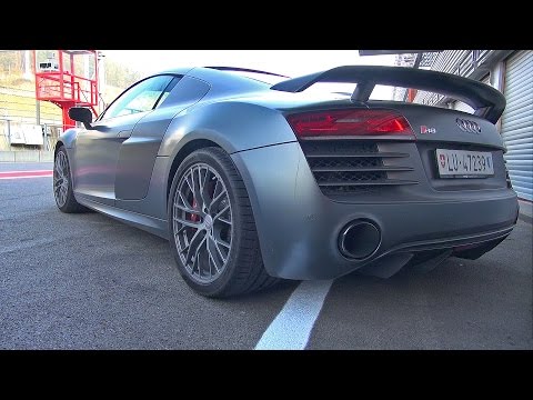 Audi R8 LMX 1 of 99 - Exhaust Sounds on the Track!