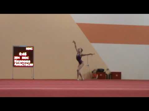 Final Floor Karpova Anastasia  Spartaciada 2009