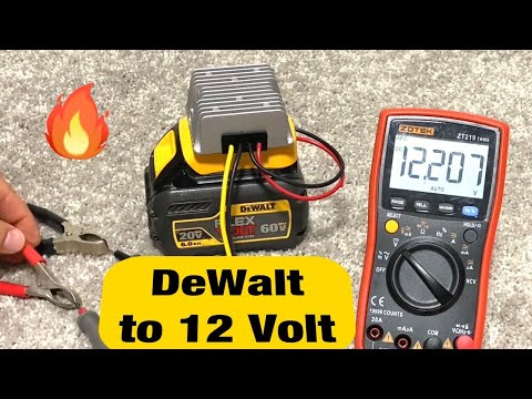 DeWalt 20v to 12v Inverter Adapter 15 Amp 180 Watt review jump start car