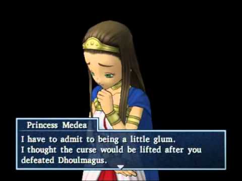106 Dragon Quest 8 Cut-scene - Meeting Medea In A Dream in Arcadia