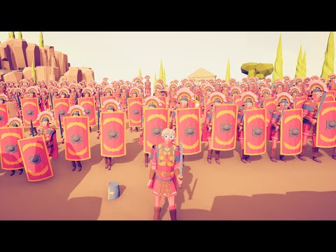 CAN 150x ROMAN ARMY CAPTURE ENEMY CITY? -  Totally Accurate Battle Simulator (TABS)