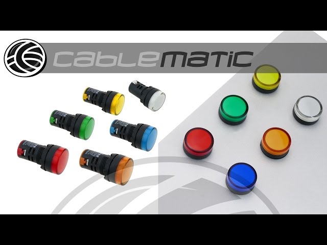 Vídeo relacionado con Gebildet 22mm 220V-380VAC Indicador de Potencia LED, Luz Piloto con Rojo
