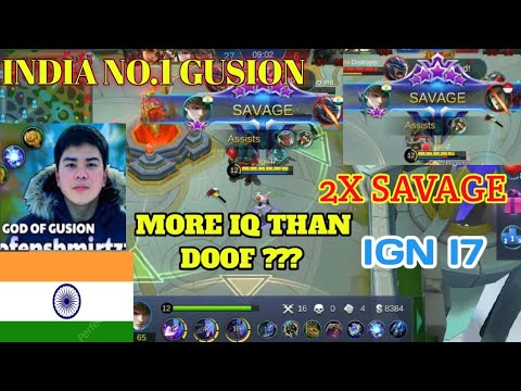 Fast Hands Than YASUE and HOON??? || Forgotten Gusion GOD from INDIA || IGN i7