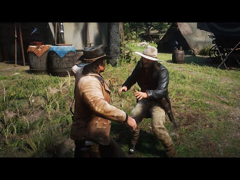 Aqui o Arthur já não gostava do Micah | Red Dead redemption 2