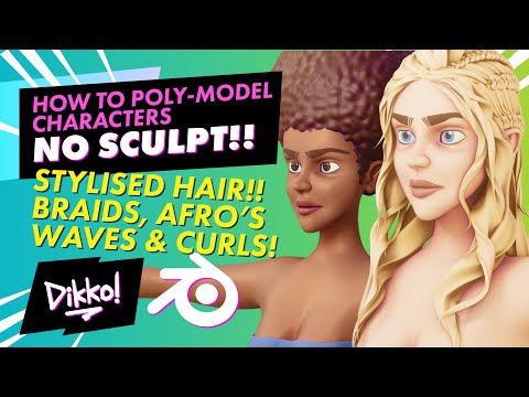 The Many Ways to Poly-Model Hair!