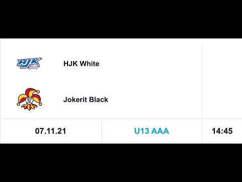 HJK WHITE - Jokerit Black 07.11.21 (AAA)