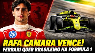 RAFA CAMARA VENCE EM BARCELONA ! FERRARI QUER BRASILEIRO NA FORMULA 1 EM 2027