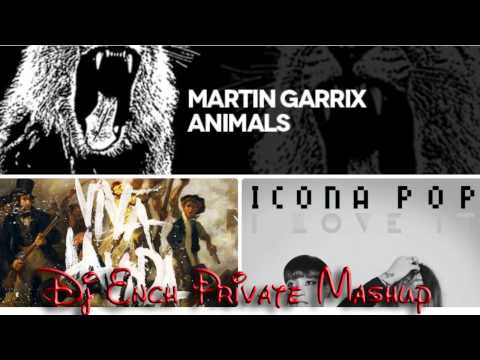 Martin Garrix, Icona Pop, Coldplay - I Love it Animals La Vida  (Dj Ench Private Mashup)