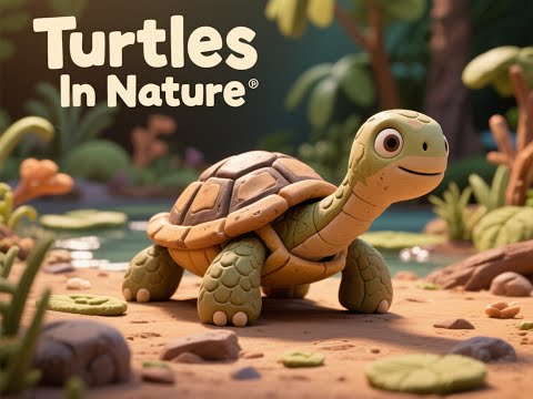 Turtles In Nature | Turtle Facts For Kids | Sea Turtles For Children | Learn About Turtles | Turtles