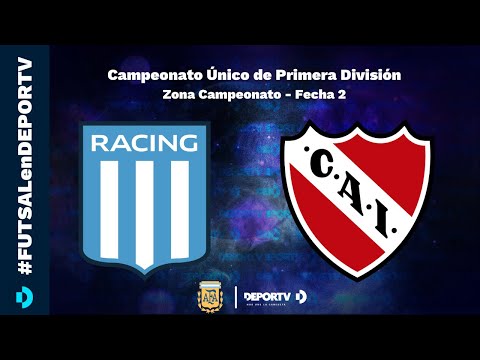 Racing vs Independiente - Primera División Futsal - Zona Campeonato - Fecha 2 - #FUTSALenDEPORTV