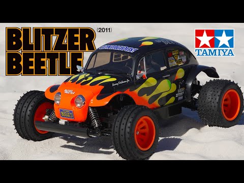 【値下げ】TAMIYA BLITZER BEETLE 1/10 Tamiya Buggy Blitzer Beetle, RWD Bausatz mit ESC, 1:10