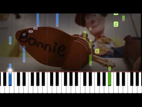 Amigo Estou Aqui - Toy Story  - Tutorial Piano