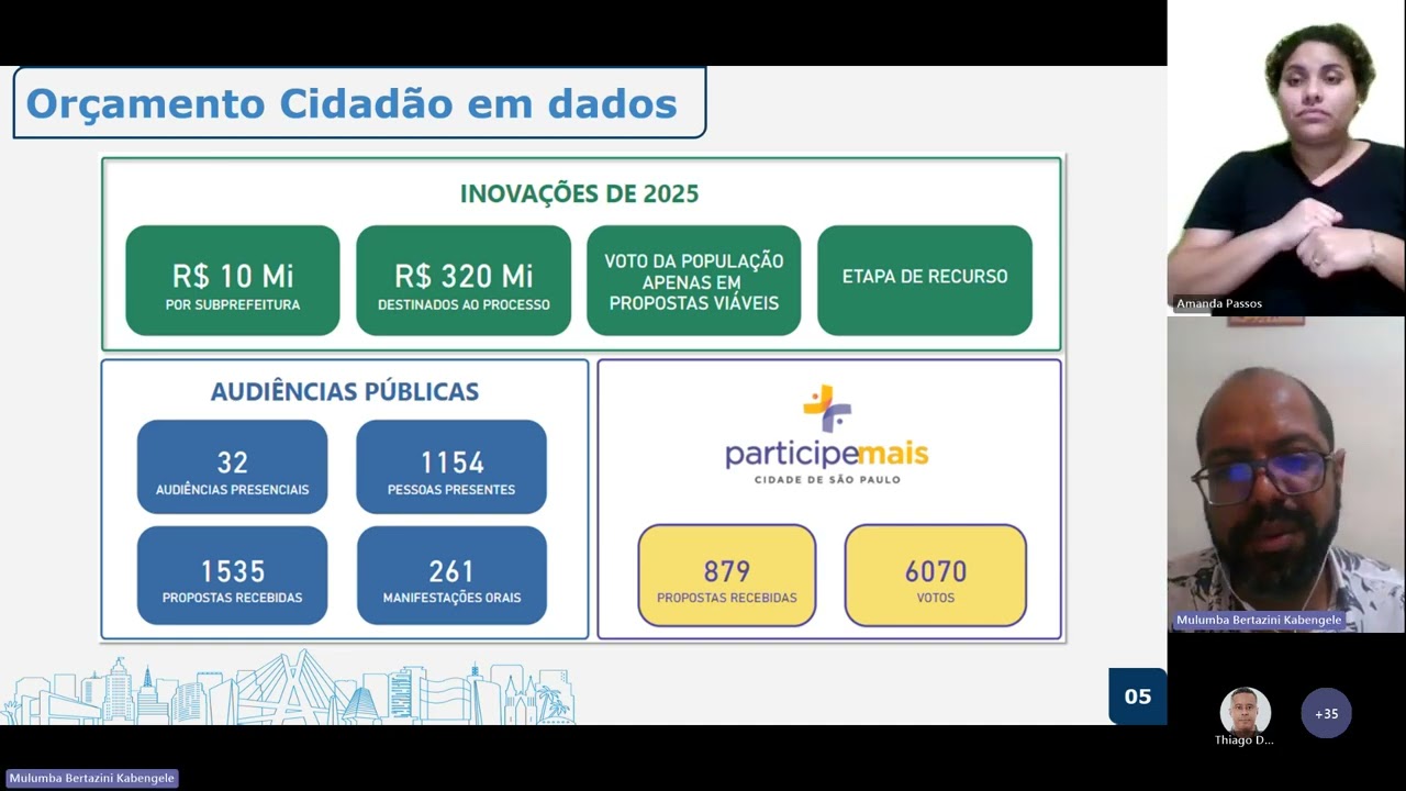 Penha, Vila Maria Vila Guilherme - Orçamento Cidadão PLOA 2025 - Audiências Devolutivas