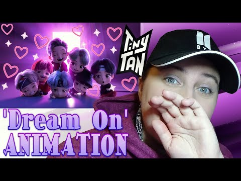 BTS TinyTAN | ANIMATION - Dream ON REACTION🐋💜