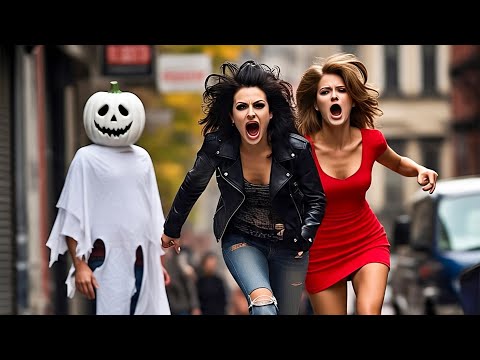 Halloween Assustando Pessoas - halloween prank