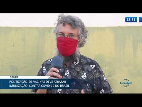 Disputas políticas atrasarão imunização da população brasileira contra o Coronavirus 27 10 202