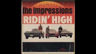 THE IMPRESSIONS - THAT&#39;S WHAT MAMA SAY - LITTLE LP RIDIN&#39; HIGH - ABCS PARAMOUNT 545