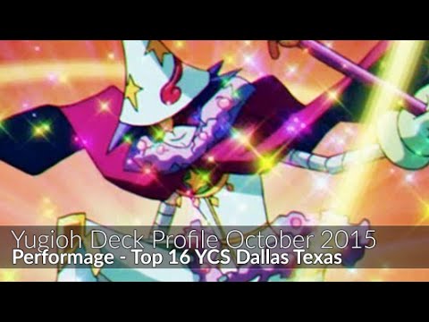 Performage - Top 16 YCS Dallas Texas Jake Mattern - Yugioh Deck Profile October 2015