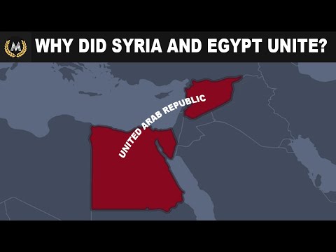 Why did Syria and Egypt unite in 1958?