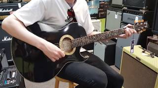 Video thumbnail for Demo of Ibanez EP10 Steve Vai Acoustic Electric Guitar at Basone Guitar Shop by BasoneGuitars
