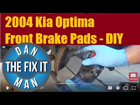 2004 Kia Optima Front Brake Pad Replacement - DIY