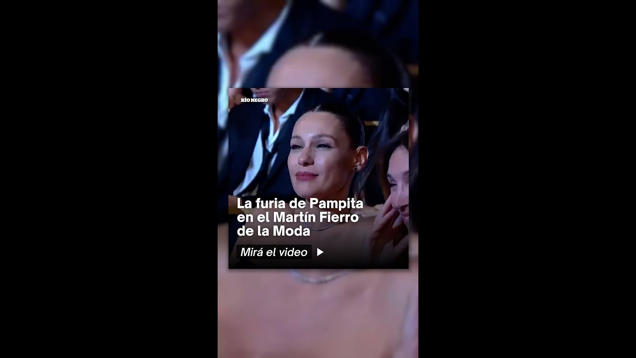 🔥 La furia de Pampita en el Martín Fierro de la Moda