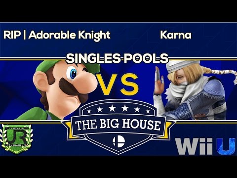 TBH6 SINGLES POOLS - RIP | Adorable Knight (Luigi, Greninja) vs Karna (Sheik) - Wii U