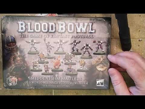 Blood Bowl Middenheim Maulers Unboxing