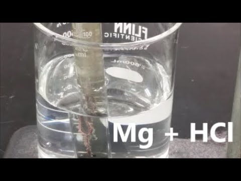 Molar Volume of Hydrogen Gas - Mg + HCl