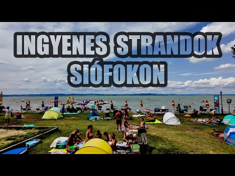 Milyen ingyenes strandok vannak Siófokon? Aranyparttól az Ezüstpartig I WALKING TOUR SIÓFOK