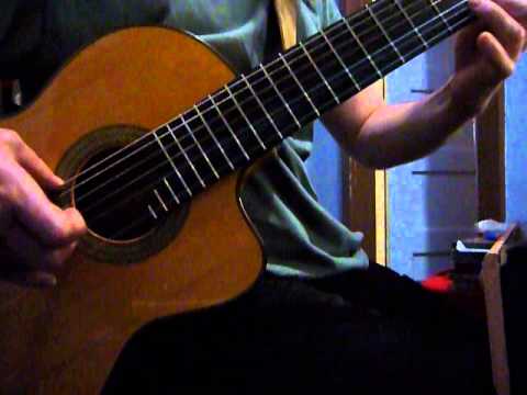 semi classical guitar improvisation with fingerpicking joining rare scales, dog star heresy