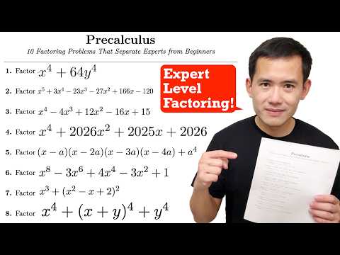 10 Factoring Problems That Separate Experts From Beginners