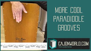 More Cool 16th Note Paradiddle Grooves